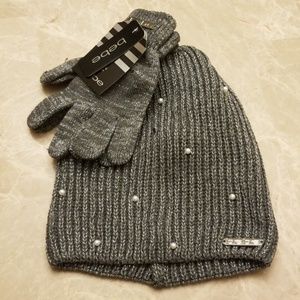 Bebe Hat and Glove Set